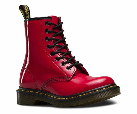 Dr. Martens Dr Martens 1460 W Red Patent Vintage 11821602 4 Dr. Martens Dr Martens 1460 W Red Patent Vintage 11821602 - Image 2