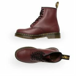 Dr. Martens Dr Martens 1460 Cherry 8 Hole Smooth Leather 11822600 Boots. -Cheap High Tops Store 1460Z DMC 8 Eye Boot Cherry 2 800x
