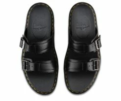 Dr. Martens Dr Martens Myles Slide Black Brando Leather Sandals 23523001