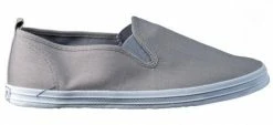 Raben Slip On Grey Canvas Shoe