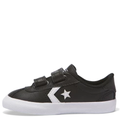 Converse Breakpoint 2V Leather Toddler Low Top Black 758203C -Cheap High Tops Store 758203 black 1 Converse Breakpoint 2V Leather Toddler Low Top Black 800x