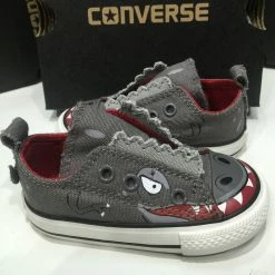 Converse Infants Ox Slip-On Shark