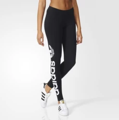 Cheap High Tops Store 5 Adidas Originals Trefoil Black Legging