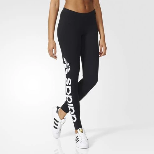 Adidas Originals Trefoil Black Legging 2 Adidas Originals Trefoil Black Legging