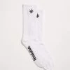 Afends HAPPY HEMP- SOCKS ONE PACK - WHITE -Cheap High Tops Store AfendsHAPPYHEMP SOCKSONEPACK WHITE2 800x