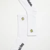 Afends Tito Flame Hemp Socks One Pair White