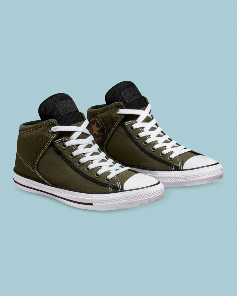 Converse CTAS High Street Mid High Top Cargo Khaki 172160C 8 Converse CTAS High Street Mid High Top Cargo Khaki 172160C - Image 6