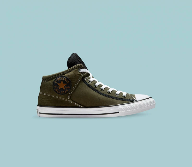 Converse CTAS High Street Mid High Top Cargo Khaki 172160C 9 Converse CTAS High Street Mid High Top Cargo Khaki 172160C - Image 7