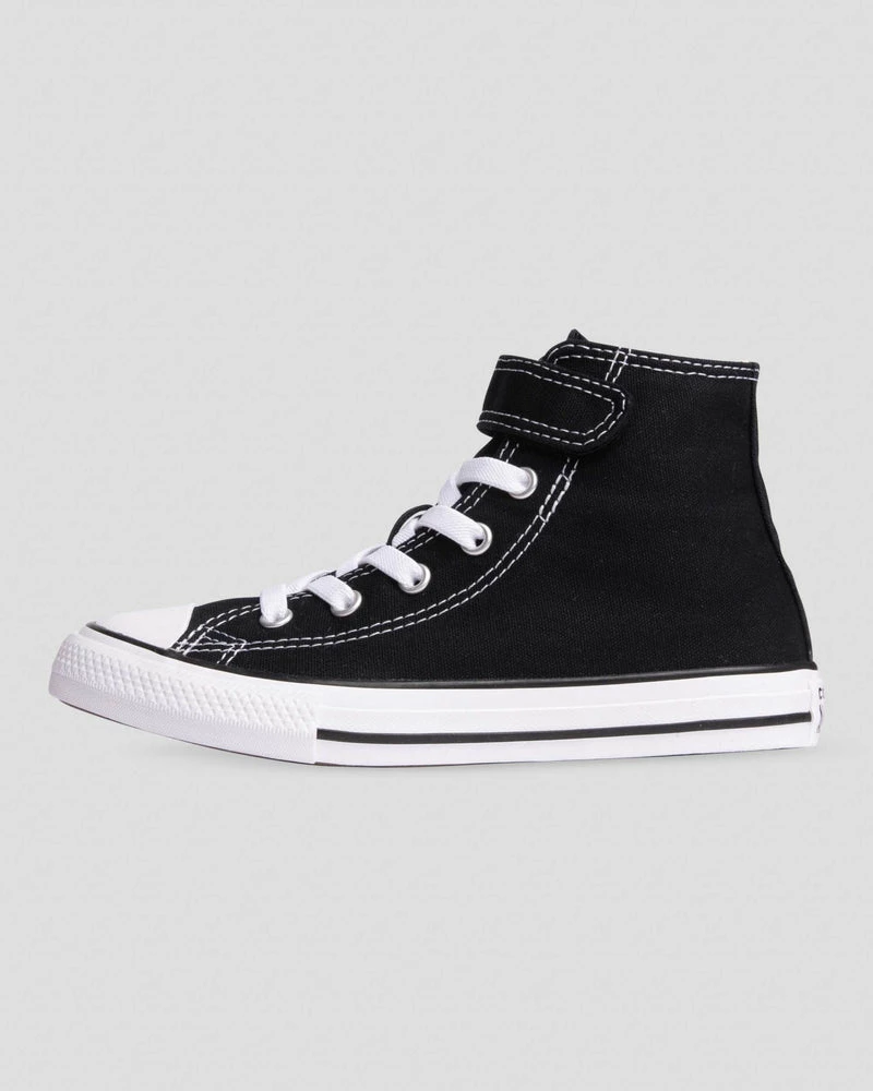 Converse CTAS Easy On 1V Junior High Top Black 372883C 4 Converse CTAS Easy On 1V Junior High Top Black 372883C - Image 2