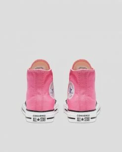 Converse Chuck Taylor All Star Youth Hi Pink -Cheap High Tops Store ConverseChuckTaylorAllStarJuniorHighTopPink4 800x