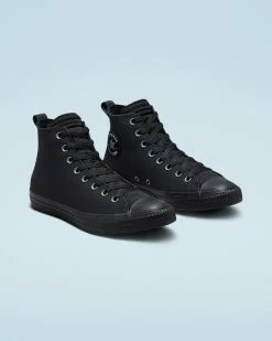Converse Chuck Taylor All Star Water Resistant Tec-Tuff High Top Black Iron Grey A00762 -Cheap High Tops Store ConverseChuckTaylorAllStarWaterResistantTec TuffHighTopBlackIronGreyA007624 800x