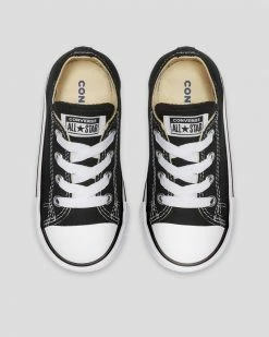 Converse Infants Ox Black White Chuck Taylor All Star Sneaker 7J235C -Cheap High Tops Store ConverseInfantsOxBlackWhiteChuckTaylorAllStarSneaker7J235C6 800x