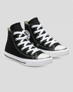 Converse Youth Hi Black Canvas 3J231C -Cheap High Tops Store ConverseYouthHiBlackCanvas3J2312 800x