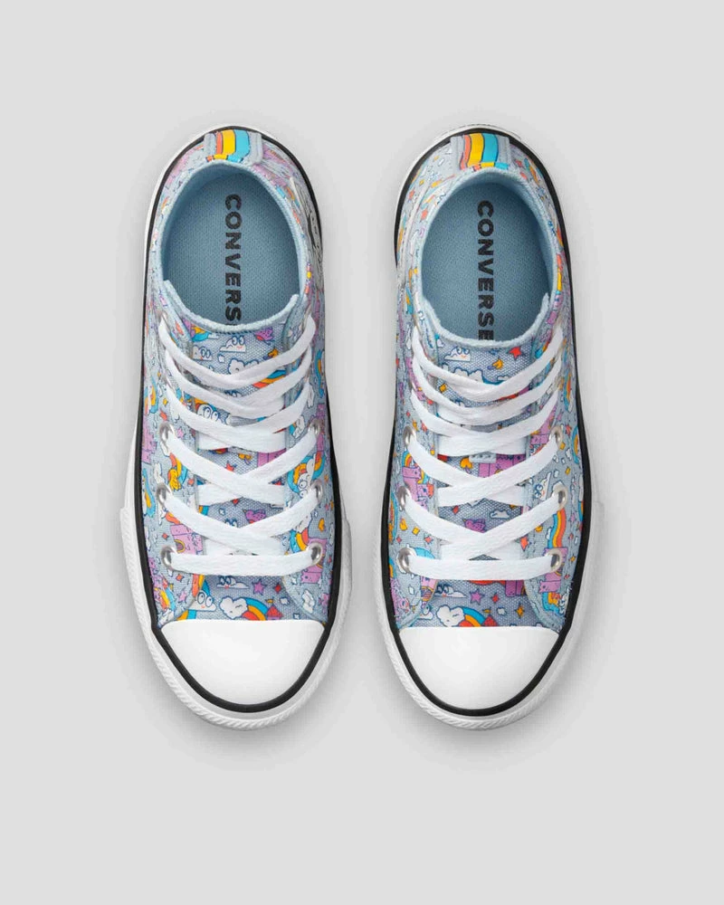 Converse Youth Hi Rainbow Castles 372943C 8 Converse Youth Hi Rainbow Castles 372943C - Image 6