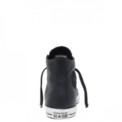 Converse CTAS Hi Leather Dark Obsidian White And Black -Cheap High Tops Store Converse CTAS Hi Leather Dark Obsidian White and Black 3 800x