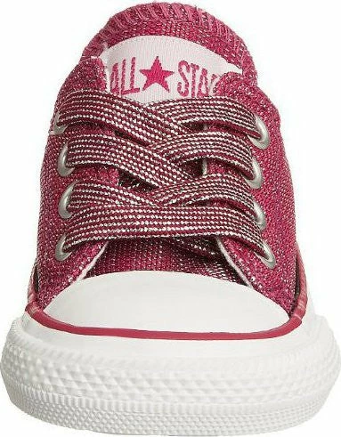 Converse Infant CT Sparkle OX Fuschsia White - Image 5