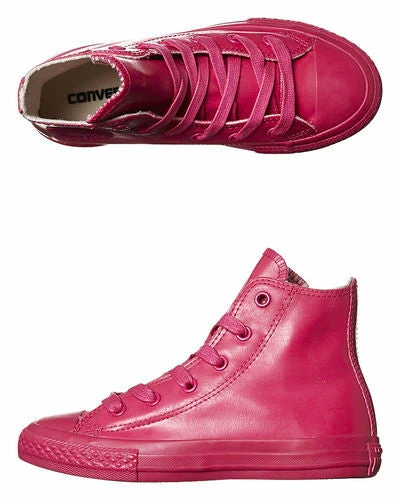 Converse Youth Hi Cosmos Pink Rubber 345285C 3 Converse Youth Hi Cosmos Pink Rubber 345285C