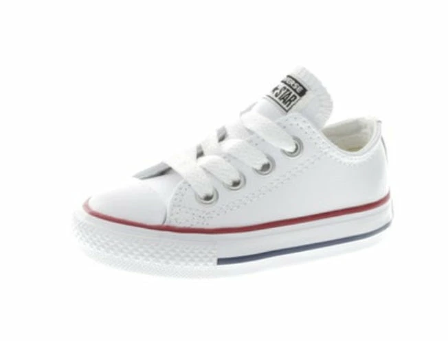 Converse Infants White Leather Ox