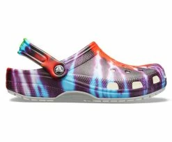 Crocs Classic Tye-Dye Graphic Clog Multi Coloured