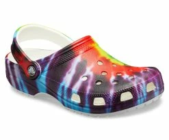 Crocs Classic Tye-Dye Graphic Clog Multi Coloured -Cheap High Tops Store CrocsClassicTie DyeGraphicClogMultiColoured 800x