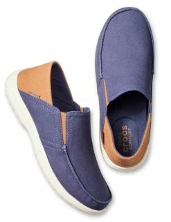 Crocs Santa Cruz Convertible Slip Navy Hazelnut -Cheap High Tops Store CrocsSantaCruzConvertibleSlipNavyHazelnut5 800x
