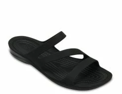 Crocs Women's Swiftwater Sandal Black / Black 203998