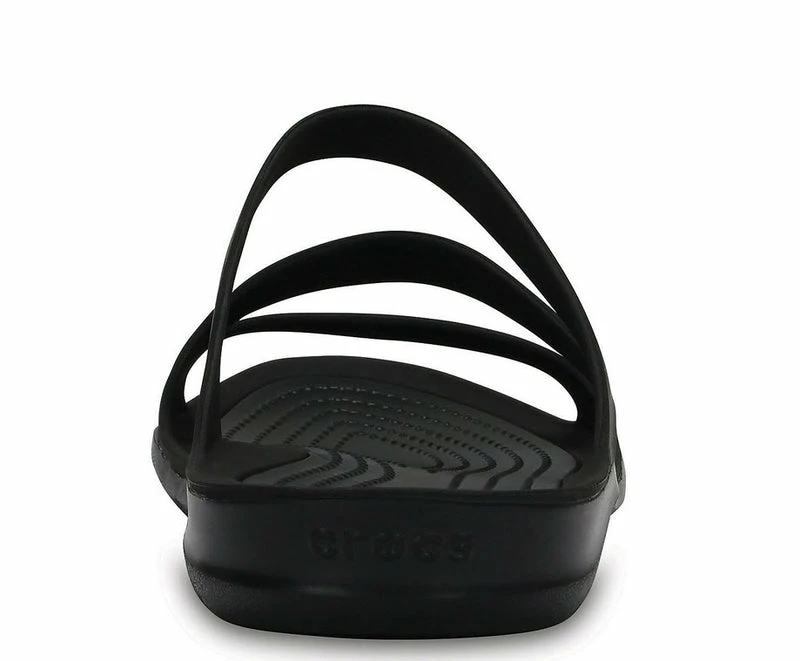 Crocs Women's Swiftwater Sandal Black / Black 203998 - Image 6