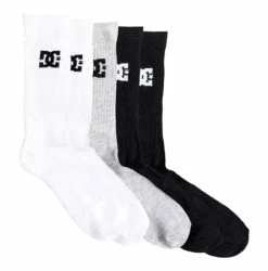 DC SHOES DC Socks Crew 5 Pair Pack Mixed EDYAA03150