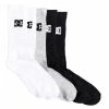 DC SHOES DC Socks Youth Crew Socks Pack Of 3 Pairs Mixed EDBAA03001 -Cheap High Tops Store DCKIDSCREWSOCKS5PackBlackWhiteGreyMix 800x
