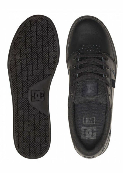 DC SHOES DC Anvil SE Black Black Black Leather 5981443 School Shoes - Image 2