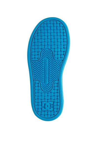 DC SHOES DC Kid's Pure High Top Shoe Black/Hawaiian Ocean ADBS100242 - Image 5