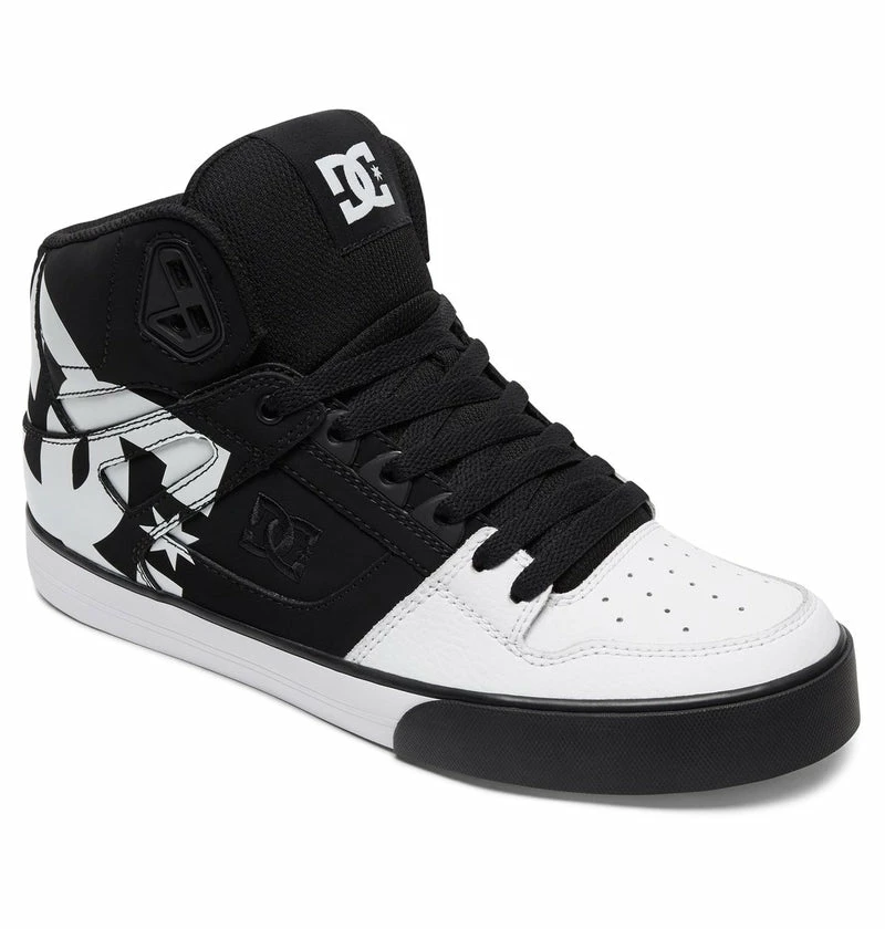 DC SHOES DC Pure High Top WC SP Shoes Black Black White ADYS400050 1 - Image 2