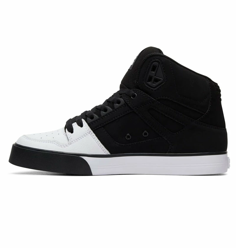 DC SHOES DC Pure High Top WC SP Shoes Black Black White ADYS400050 1 - Image 3