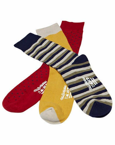 Deus Ex Machina 3 Pack Socks DMP27193 Multi