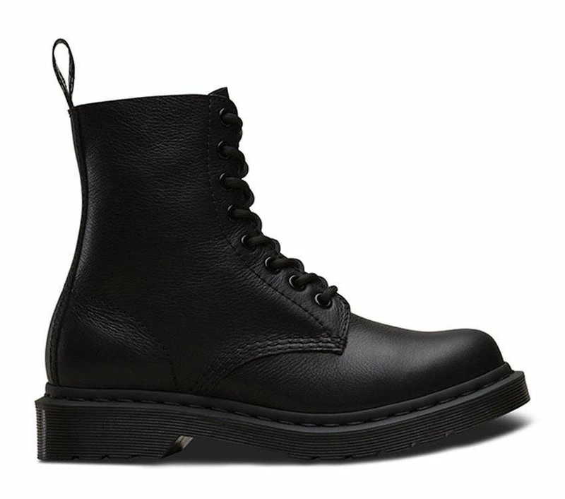 Dr. Martens Dr Martens 1460 Pascal Black Mono Virginia 8 Hole Leather Boot 24479001 3 Dr. Martens Dr Martens 1460 Pascal Black Mono Virginia 8 Hole Leather Boot 24479001