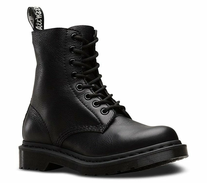 Dr. Martens Dr Martens 1460 Pascal Black Mono Virginia 8 Hole Leather Boot 24479001 7 Dr. Martens Dr Martens 1460 Pascal Black Mono Virginia 8 Hole Leather Boot 24479001 - Image 5