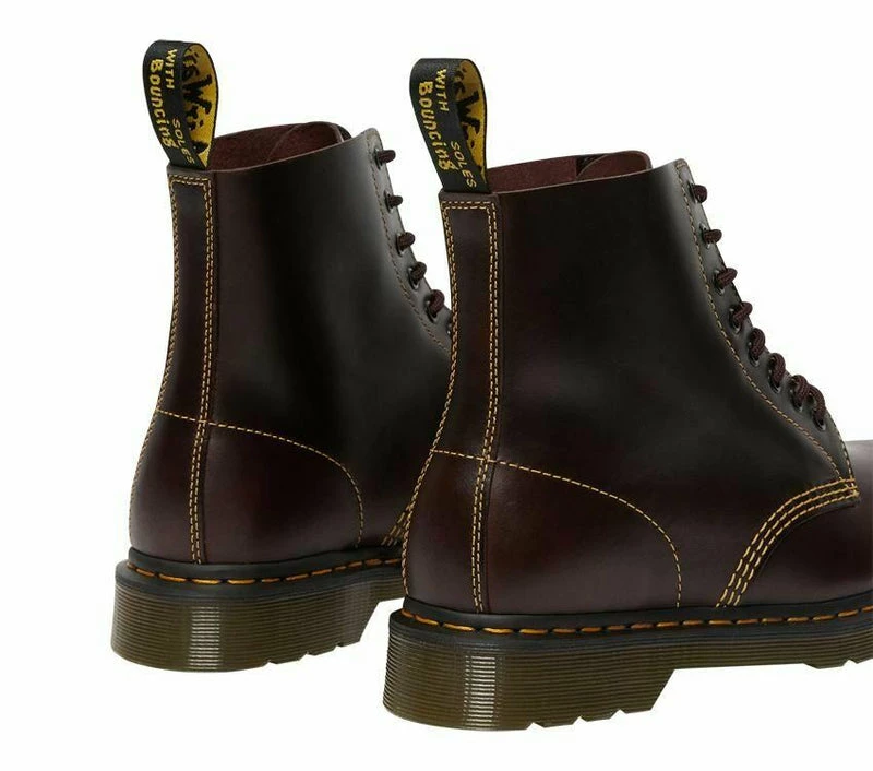 Dr. Martens Dr Martens 1460 Pascal Oxblood Atlas 26243601 Leather Boots 7 Dr. Martens Dr Martens 1460 Pascal Oxblood Atlas 26243601 Leather Boots - Image 5