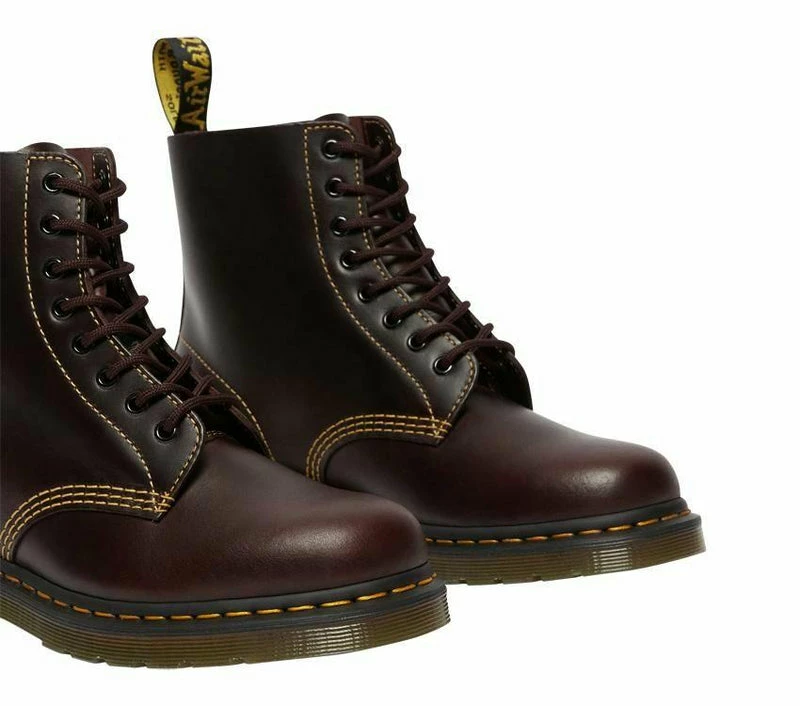 Dr. Martens Dr Martens 1460 Pascal Oxblood Atlas 26243601 Leather Boots 8 Dr. Martens Dr Martens 1460 Pascal Oxblood Atlas 26243601 Leather Boots - Image 6