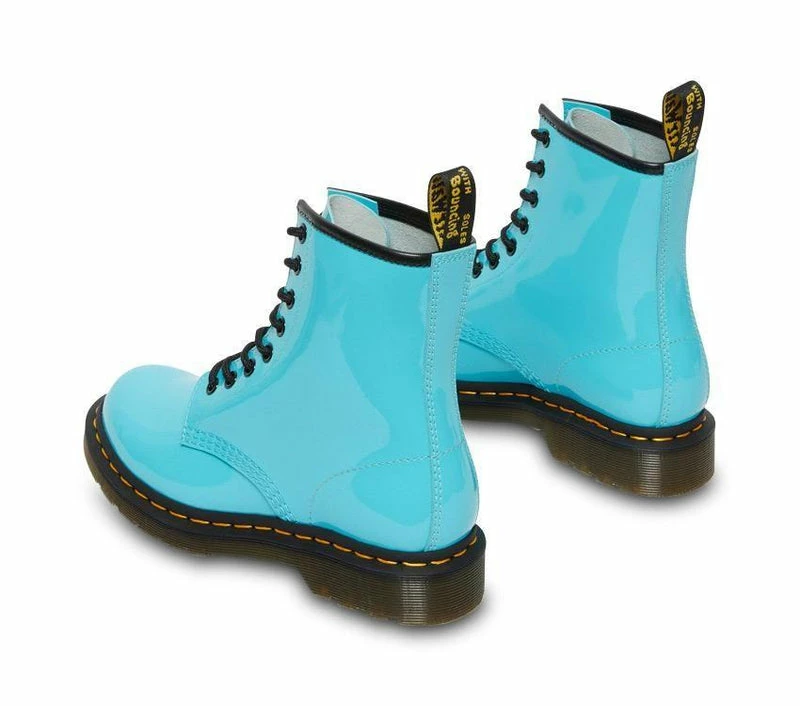 Dr. Martens Dr Martens 1460 Turquoise Blue Patent Lamper 27216432 6 Dr. Martens Dr Martens 1460 Turquoise Blue Patent Lamper 27216432 - Image 4