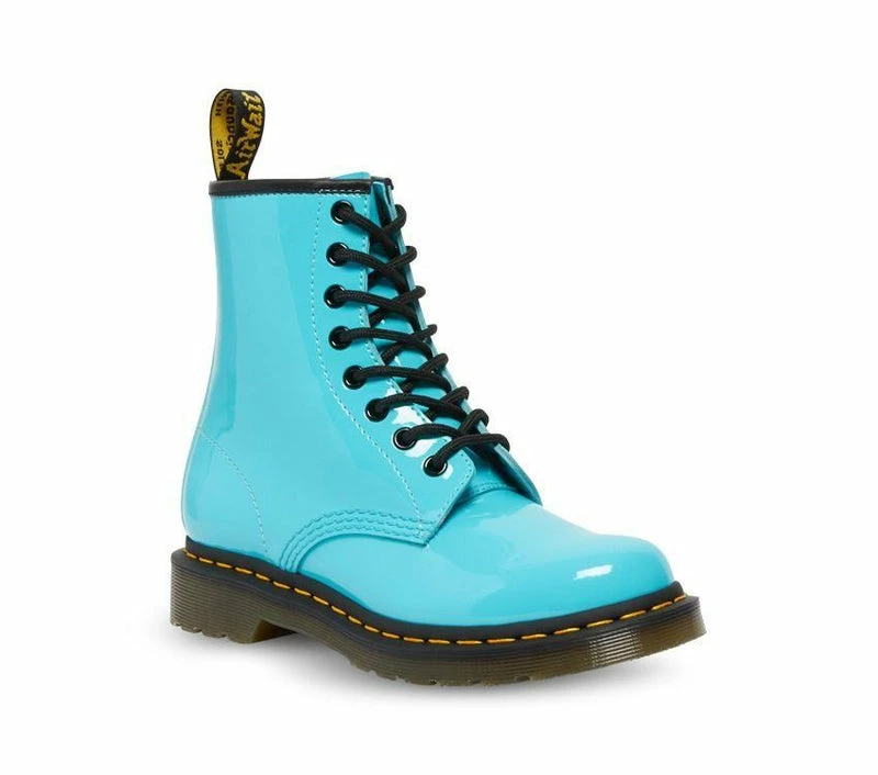 Dr. Martens Dr Martens 1460 Turquoise Blue Patent Lamper 27216432 10 Dr. Martens Dr Martens 1460 Turquoise Blue Patent Lamper 27216432 - Image 8