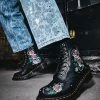 Dr. Martens Dr Martens 1460 Vonda Chain 8 Eye Boot Vonda Black Nappa Floral 26980001 -Cheap High Tops Store DrMartens1460VondaChainBlakNappaFloralBoots269800014 800x