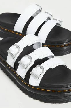 Dr. Martens Dr Martens Blaire Slide Hydro Leather White Sandal 25456100