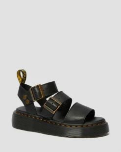 Dr. Martens Dr Martens Gryphon Brando Black Sandals 25720001