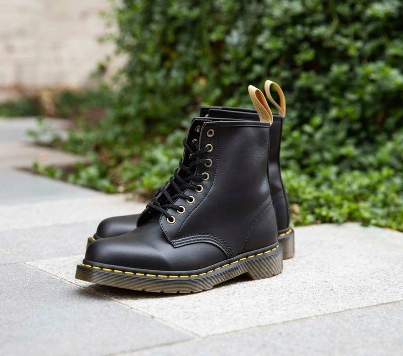 Dr. Martens Dr Martens VEGAN 1460 8 Hole Black Boot 14045001 4 Dr. Martens Dr Martens VEGAN 1460 8 Hole Black Boot 14045001 - Image 2