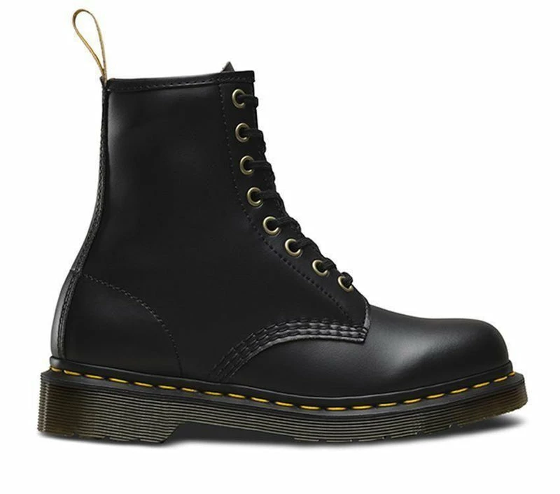 Dr. Martens Dr Martens VEGAN 1460 8 Hole Black Boot 14045001 3 Dr. Martens Dr Martens VEGAN 1460 8 Hole Black Boot 14045001