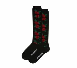 Dr. Martens Dr Martens Vonda Floral Long Socks Black AC930001