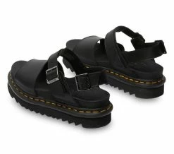 Dr. Martens Dr Martens Voss Sandal Black Hydro Leather 24233001 -Cheap High Tops Store DrMartensVossSandalBlackHydroLeather242330015 800x