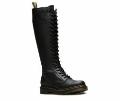 Dr. Martens Dr Marten 1B60 Black Virginia 20 Hole Boots