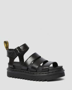 Dr. Martens Dr Martens Blaire Brando Leather Strap Sandal Black 24191001