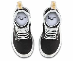 Dr. Martens Dr Martens Infants Brooklee Boot Black Canvas 21072001 -Cheap High Tops Store Dr Martens Brooklee Infants Boot Black Canvas 21072001 4 800x